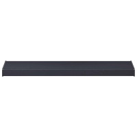 Produktbild för Fönsterbräda Anthracit med träådring 60 x 35 x 4,5 cm PVC