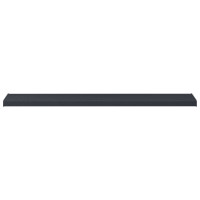 Produktbild för Fönsterbräda Anthracit med träådring 140 x 35 x 4,5 cm PVC