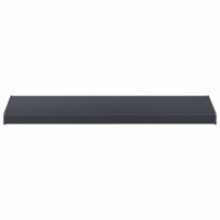 Produktbild för Fönsterbräda Anthracit med träådring 60 x 40 x 4,5 cm PVC