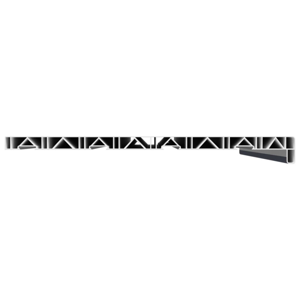 Produktbild för Fönsterbräda Anthracit med träådring 100 x 40 x 4,5 cm PVC