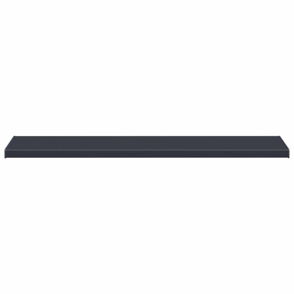 Produktbild för Fönsterbräda Anthracit med träådring 120 x 40 x 4,5 cm PVC