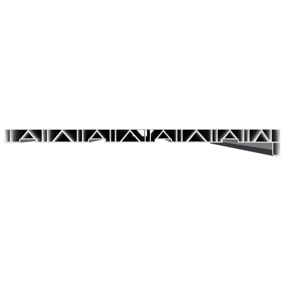 Produktbild för Fönsterbräda Anthracit med träådring 120 x 40 x 4,5 cm PVC