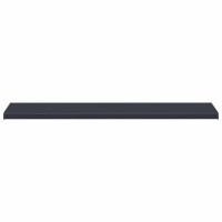 Produktbild för Fönsterbräda Anthracit med träådring 140 x 40 x 4,5 cm PVC
