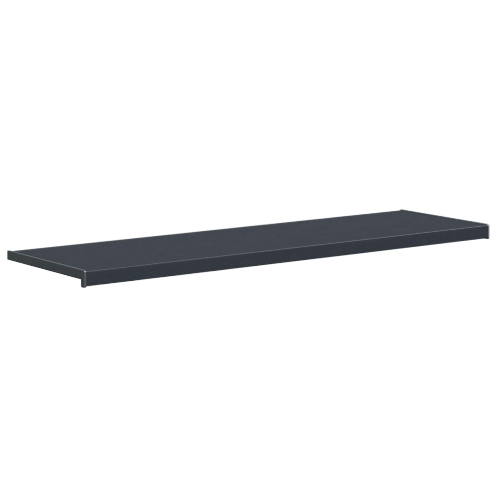 Produktbild för Fönsterbräda Anthracit med träådring 160 x 40 x 4,5 cm PVC