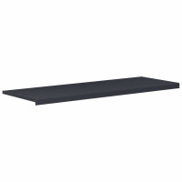 Produktbild för Fönsterbräda Anthracit med träådring 120 x 50 x 4,5 cm PVC
