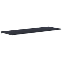 Produktbild för Fönsterbräda Anthracit med träådring 140 x 50 x 4,5 cm PVC
