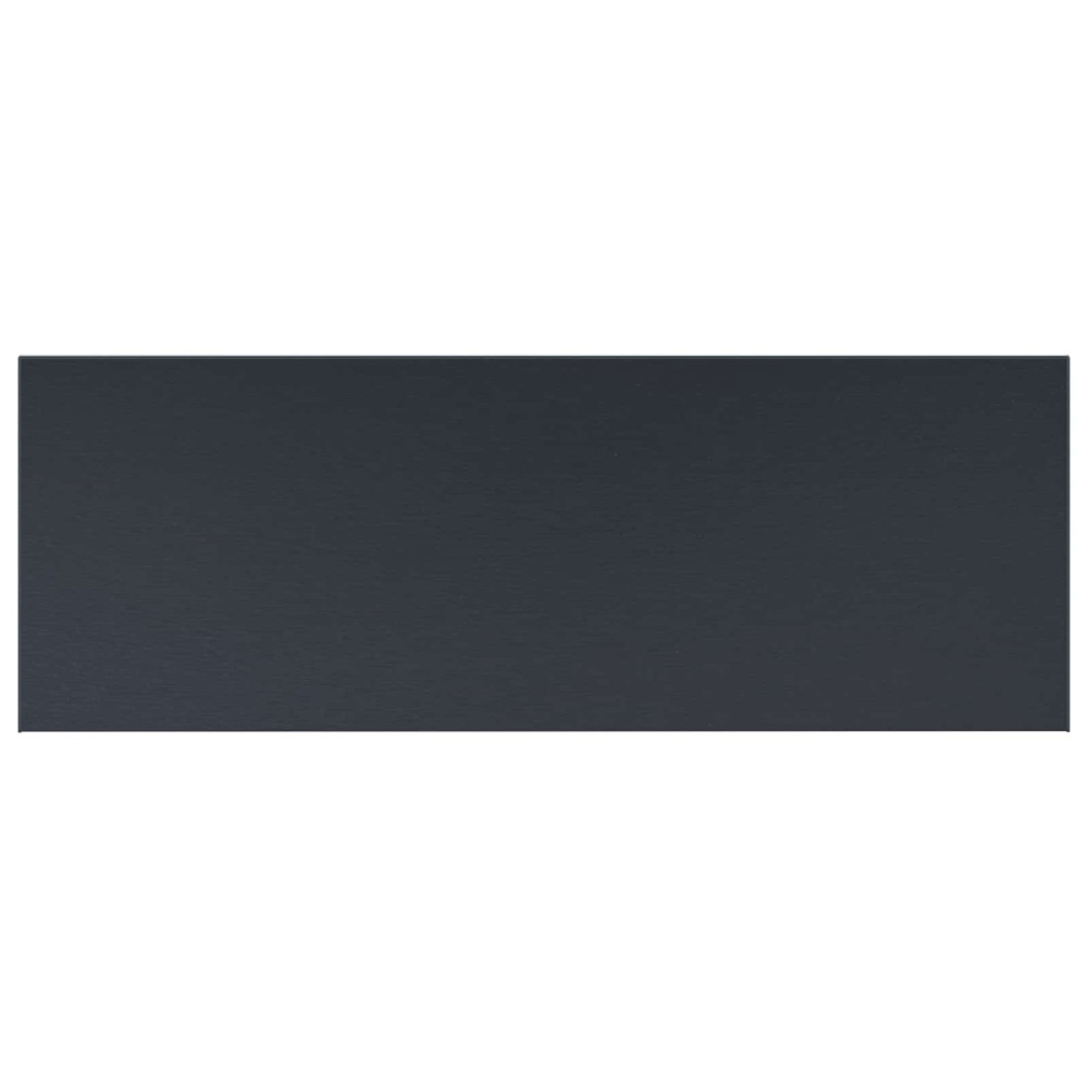 Produktbild för Fönsterbräda Anthracit med träådring 140 x 50 x 4,5 cm PVC