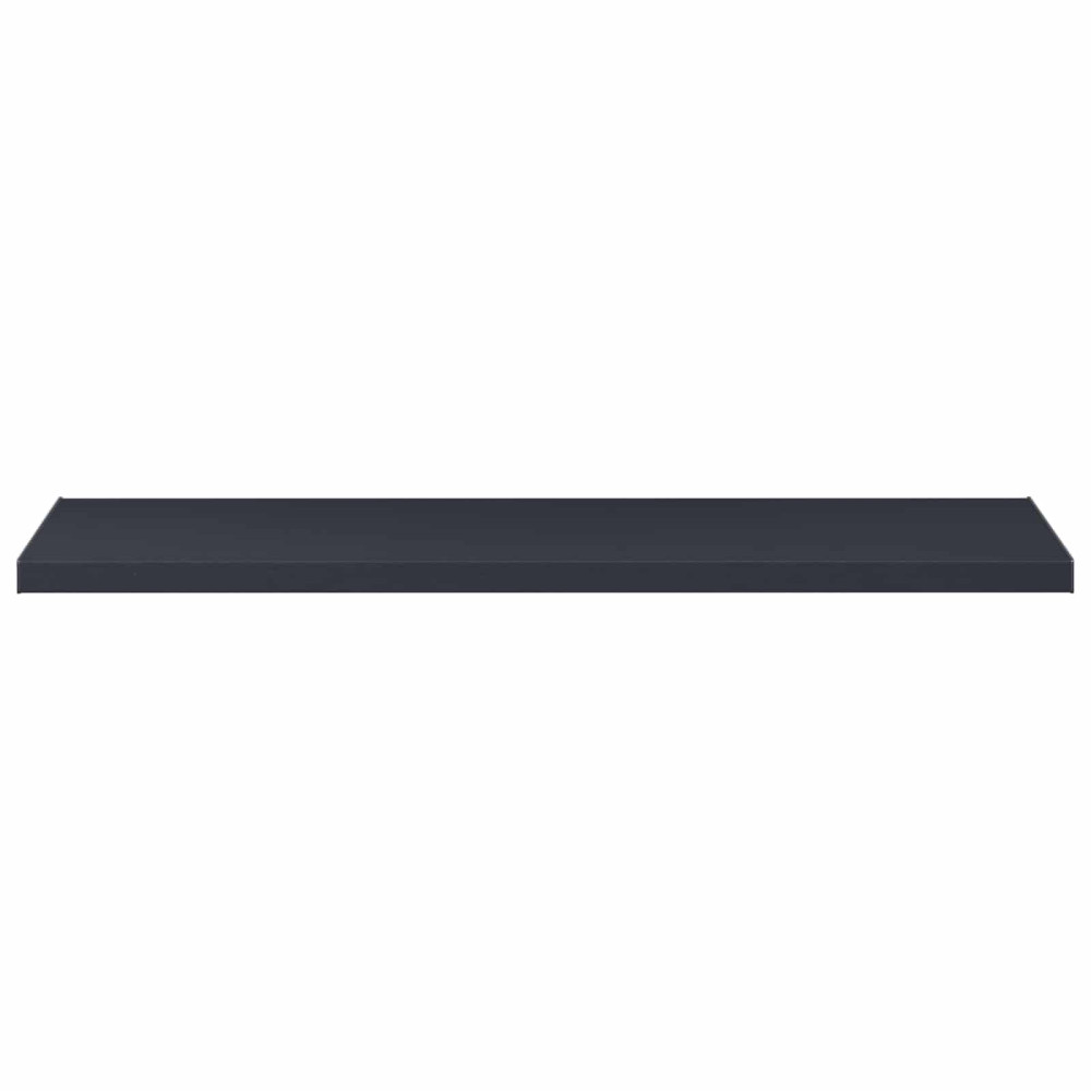 Produktbild för Fönsterbräda Anthracit med träådring 160 x 50 x 4,5 cm PVC