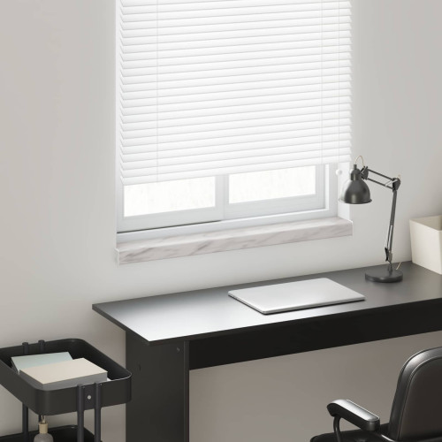 vidaXL Fönsterbräda Marmorstruktur 80 x 15 x 4,5 cm PVC