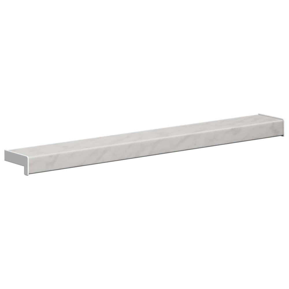 Produktbild för Fönsterbräda Marmorstruktur 80 x 15 x 4,5 cm PVC