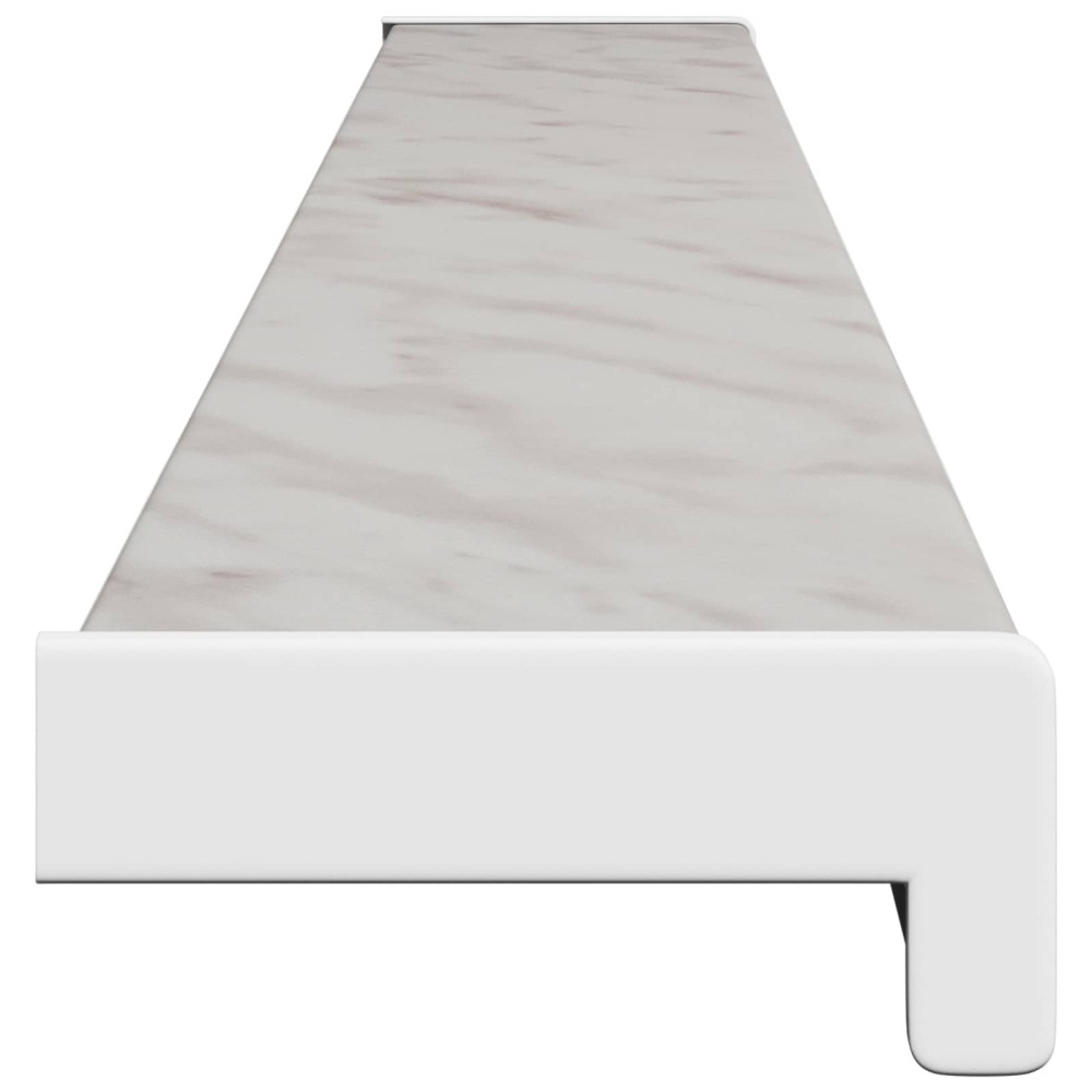 Produktbild för Fönsterbräda Marmorstruktur 120 x 15 x 4,5 cm PVC