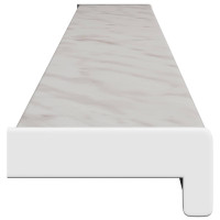 Produktbild för Fönsterbräda Marmorstruktur 140 x 15 x 4,5 cm PVC