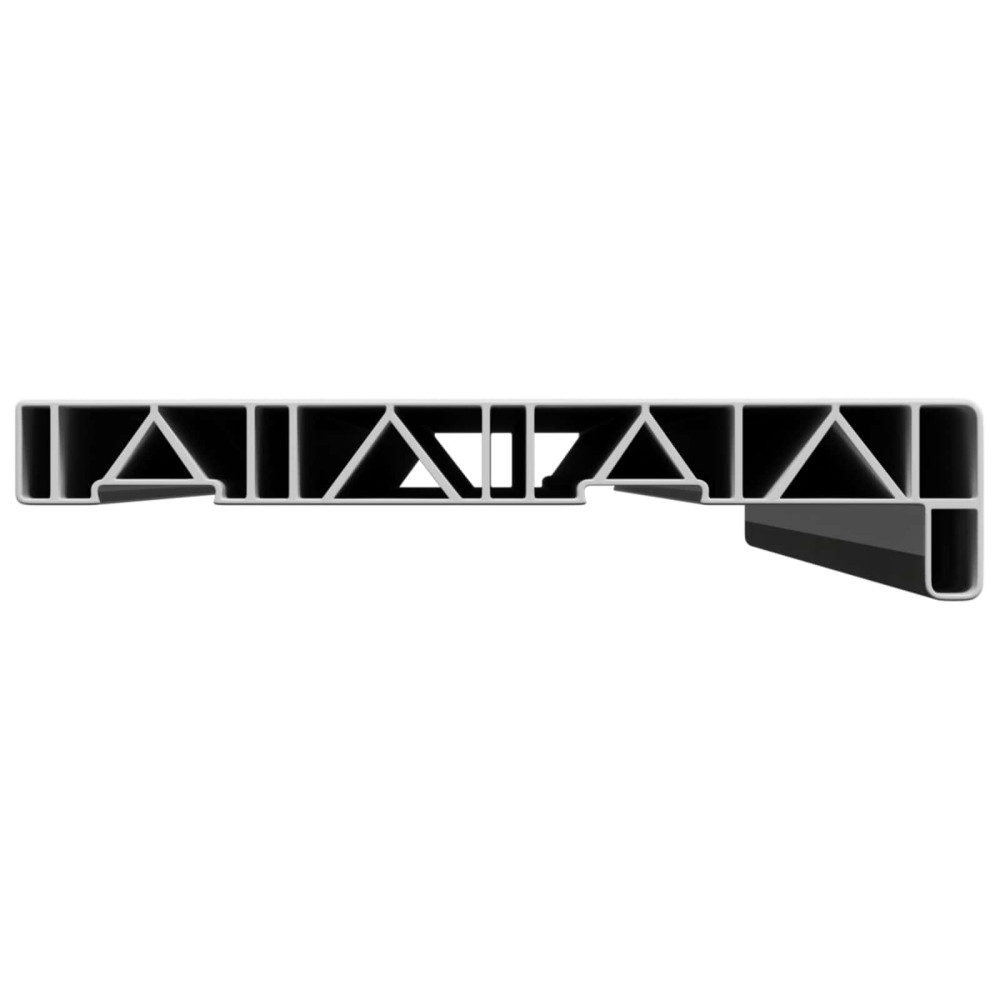 Produktbild för Fönsterbräda Marmorstruktur 100 x 20 x 4,5 cm PVC