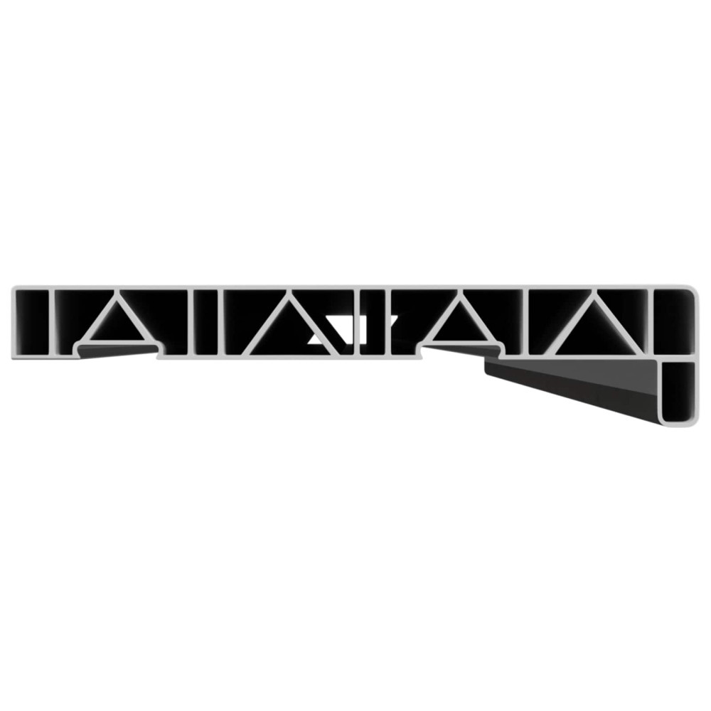 Produktbild för Fönsterbräda Marmorstruktur 120 x 25 x 4,5 cm PVC