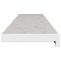Produktbild för Fönsterbräda Marmorstruktur 160 x 25 x 4,5 cm PVC