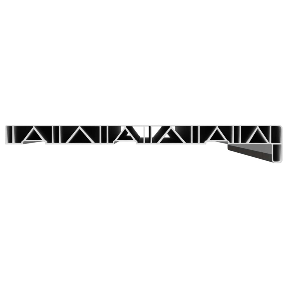 Produktbild för Fönsterbräda Marmorstruktur 80 x 30 x 4,5 cm PVC