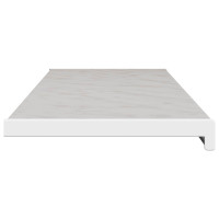 Produktbild för Fönsterbräda Marmorstruktur 120 x 30 x 4,5 cm PVC