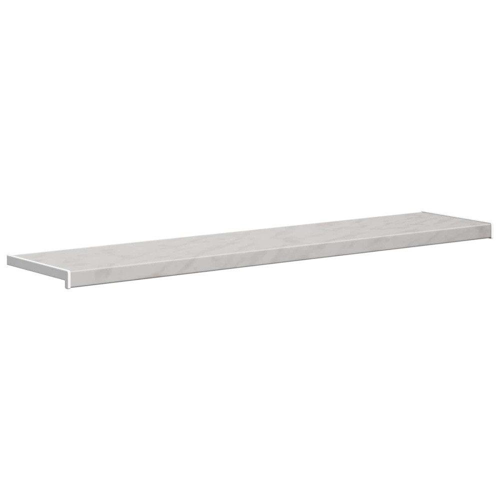 Produktbild för Fönsterbräda Marmorstruktur 140 x 35 x 4,5 cm PVC