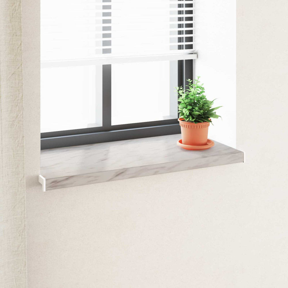 Produktbild för Fönsterbräda Marmorstruktur 100 x 40 x 4,5 cm PVC