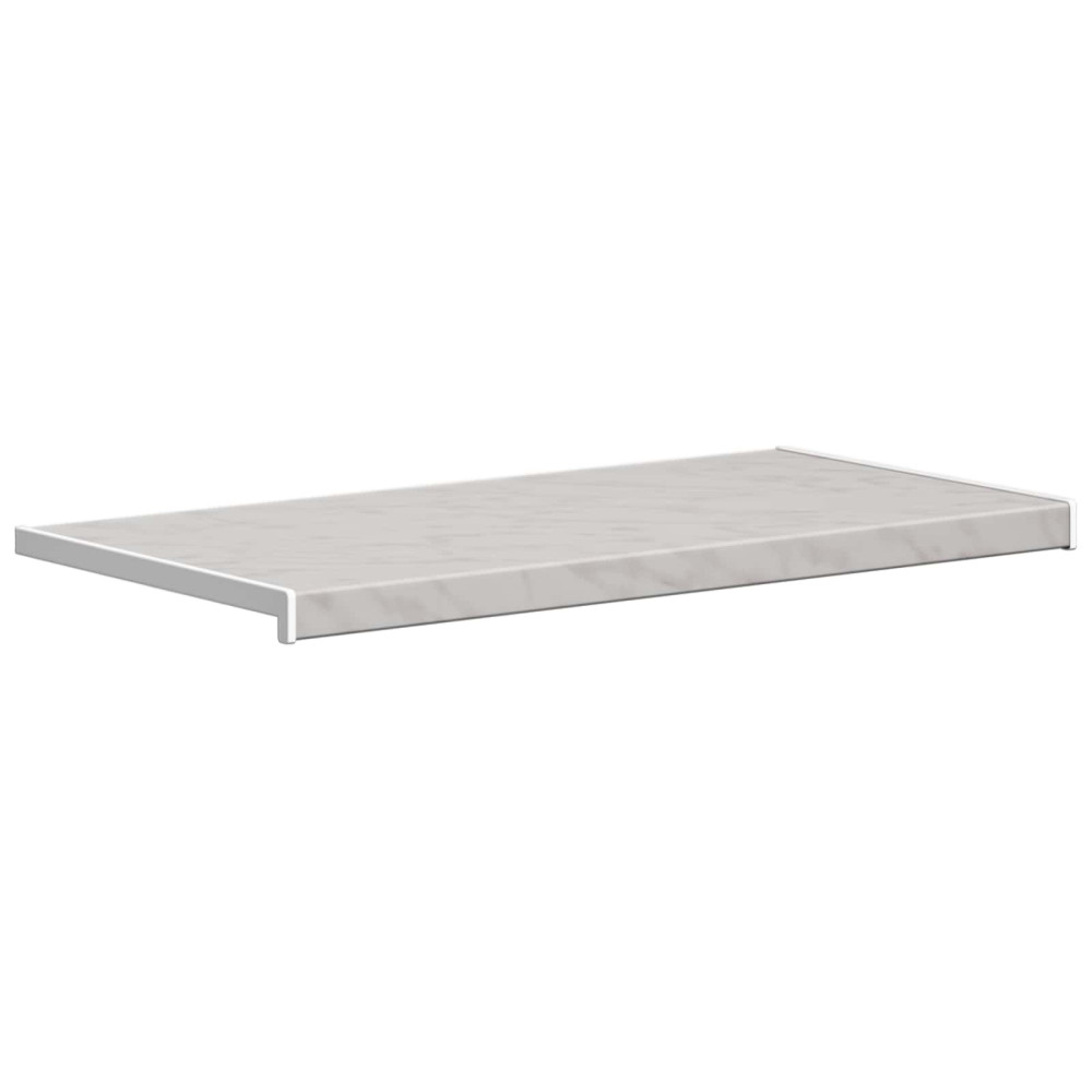 Produktbild för Fönsterbräda Marmorstruktur 80 x 45 x 4,5 cm PVC