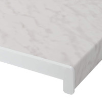 Produktbild för Fönsterbräda Marmorstruktur 80 x 45 x 4,5 cm PVC