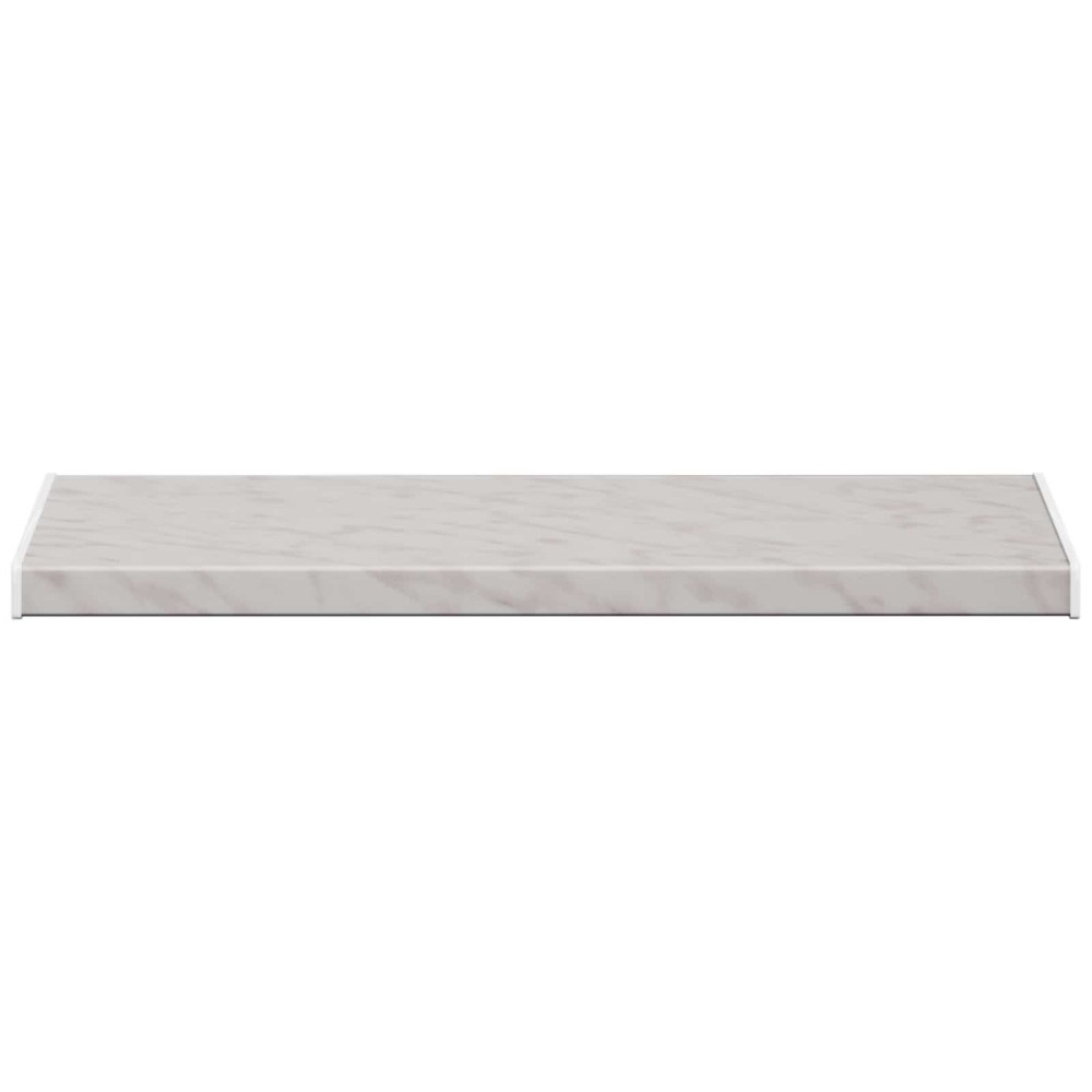 Produktbild för Fönsterbräda Marmorstruktur 100 x 45 x 4,5 cm PVC