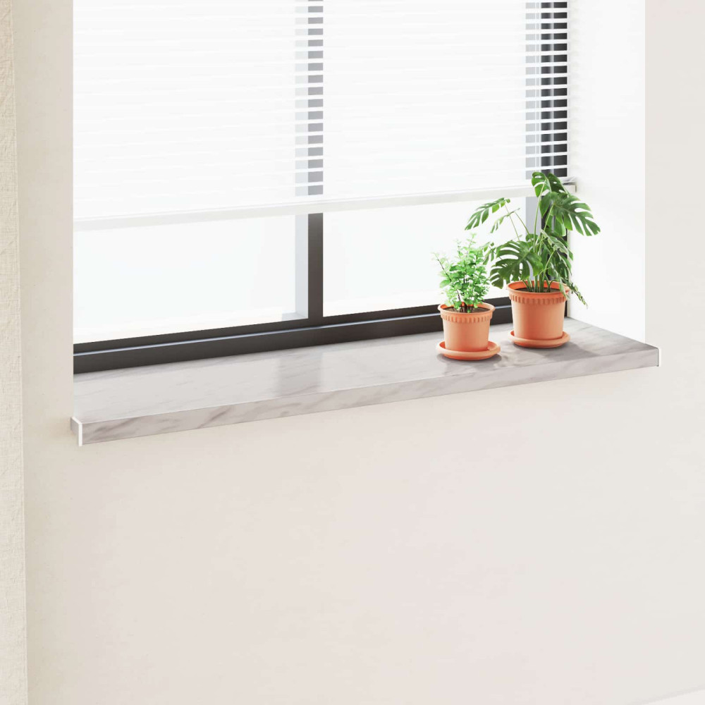 Produktbild för Fönsterbräda Marmorstruktur 140 x 45 x 4,5 cm PVC