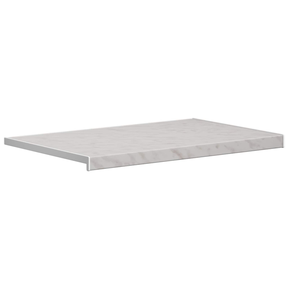 Produktbild för Fönsterbräda Marmorstruktur 60 x 50 x 4,5 cm PVC