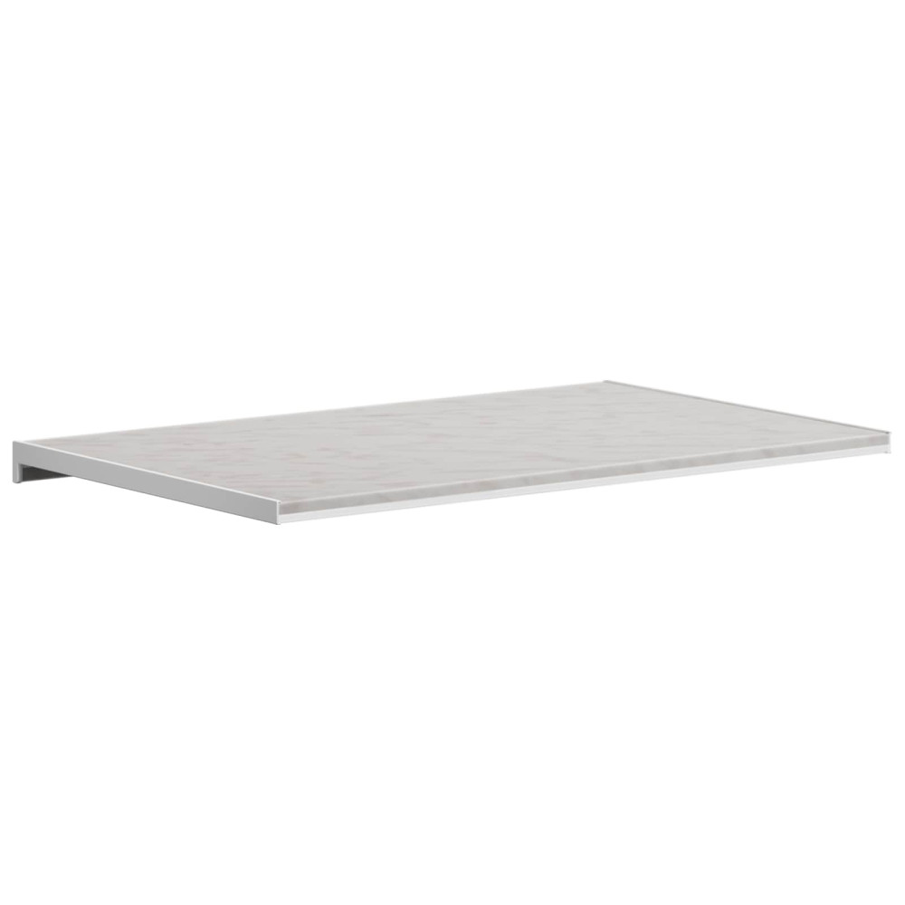 Produktbild för Fönsterbräda Marmorstruktur 60 x 50 x 4,5 cm PVC