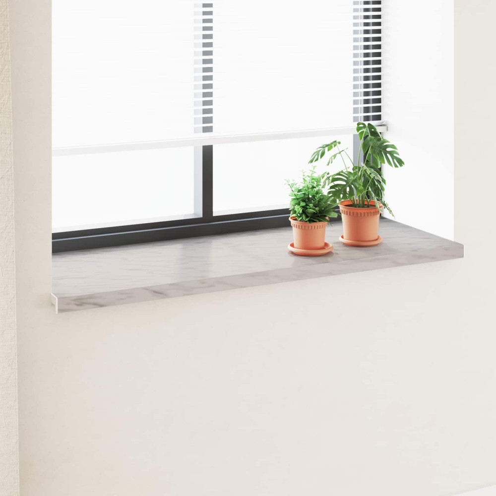 Produktbild för Fönsterbräda Marmorstruktur 160 x 50 x 4,5 cm PVC