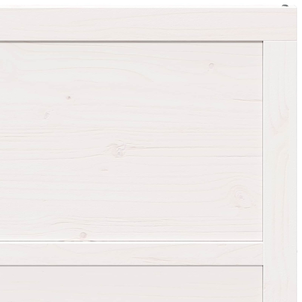 Produktbild för Ladugårdsdörr Vit 100 x 2,5 x 208 cm Massiv furu