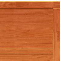 Produktbild för Ladugårdsdörr Vaxad brun 100 x 2,5 x 208 cm Massiv furu