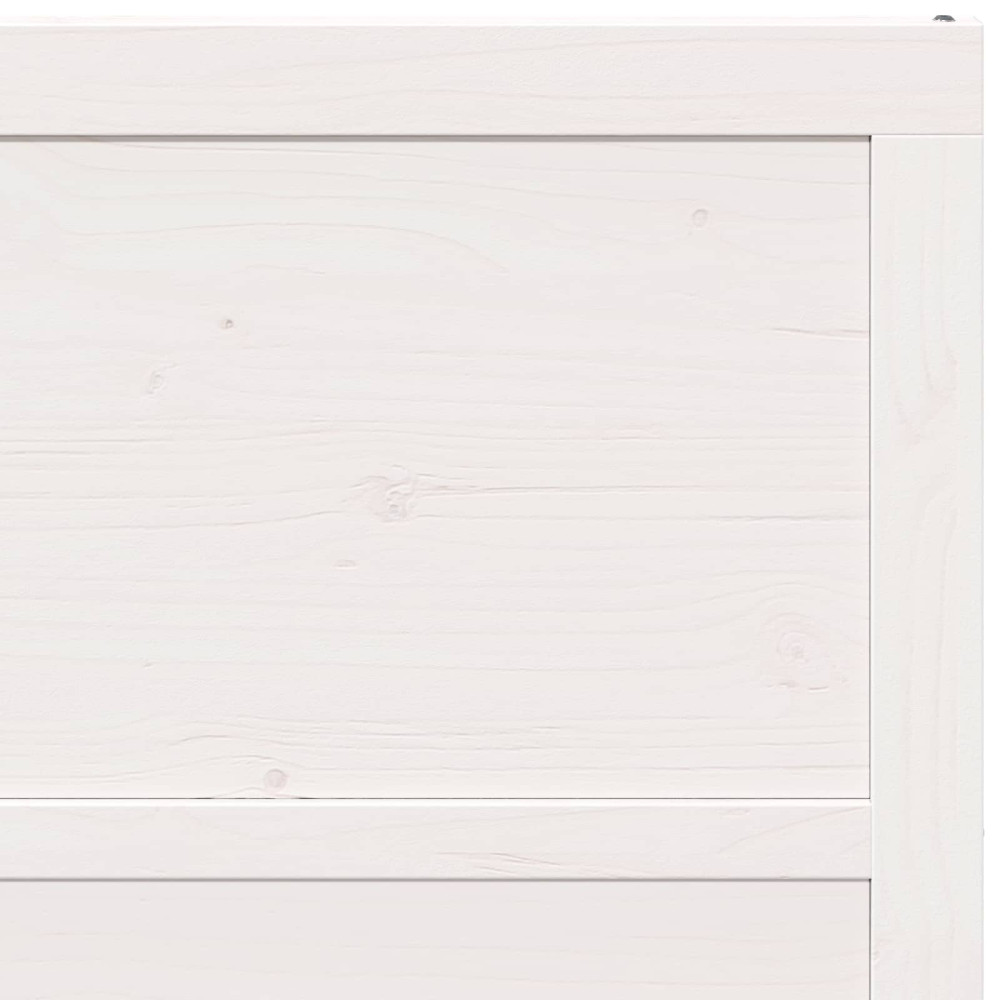 Produktbild för Ladugårdsdörr Vit 90 x 2,5 x 208 cm Massiv furu