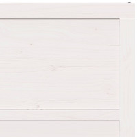 Produktbild för Ladugårdsdörr Vit 90 x 2,5 x 208 cm Massiv furu