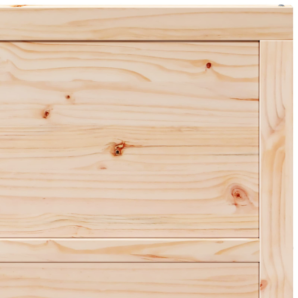 Produktbild för Ladugårdsdörr Naturlig 80 x 2,5 x 208 cm Massiv furu