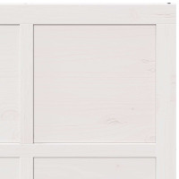 Produktbild för Ladugårdsdörr Vit 90 x 2,5 x 208 cm Massiv furu