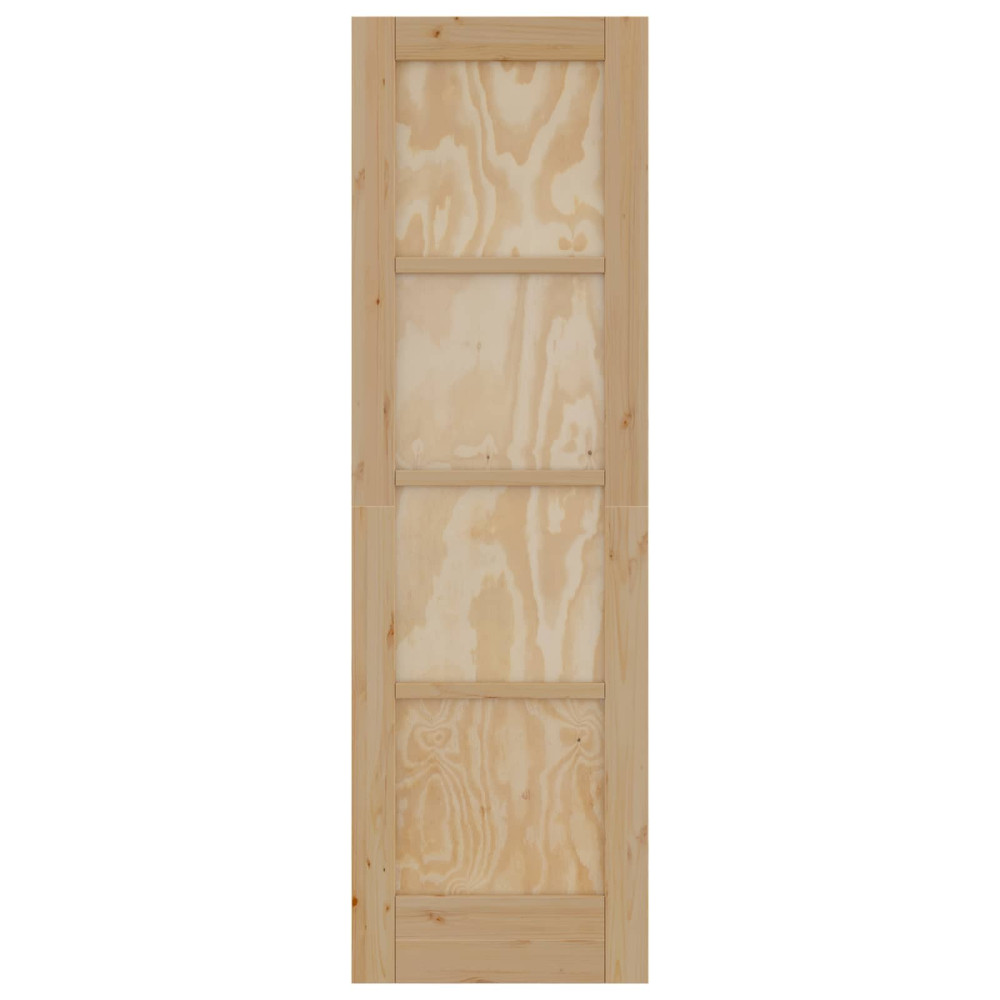 Produktbild för Inredningsdörr Naturlig 61 x 198,5 cm Plywood