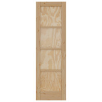 Produktbild för Inredningsdörr Naturlig 61 x 198,5 cm Plywood