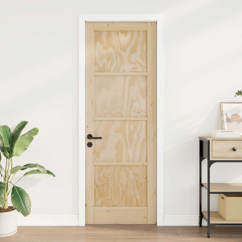 Produktbild för Inredningsdörr Naturlig 73,5 x 211 cm Plywood