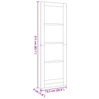 Produktbild för Inredningsdörr Naturlig 73,5 x 211 cm Plywood