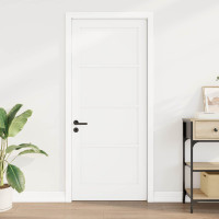 Produktbild för Inredningsdörr Vit 83 x 202 cm Plywood