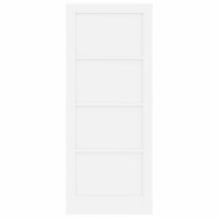 Produktbild för Inredningsdörr Vit 83 x 202 cm Plywood