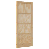 Produktbild för Inredningsdörr Naturlig 83 x 232 cm Plywood