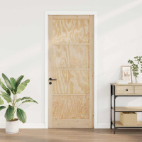 Produktbild för Inredningsdörr Naturlig 83 x 232 cm Plywood