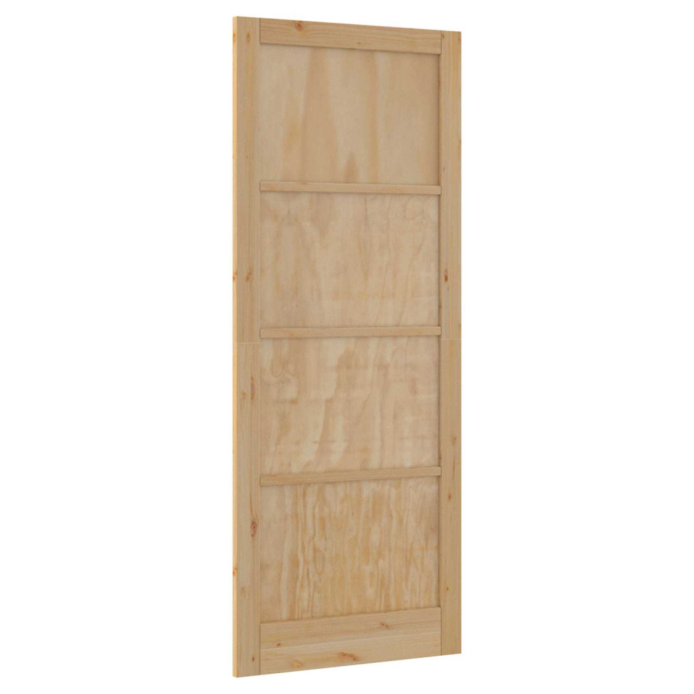Produktbild för Inredningsdörr Naturlig 83 x 232 cm Plywood