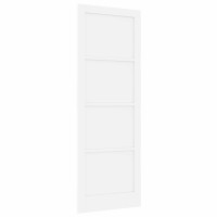 Produktbild för Inredningsdörr Vit 83 x 232 cm Plywood
