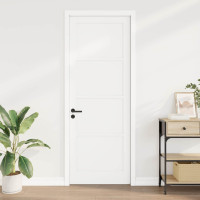 Produktbild för Inredningsdörr Vit 83 x 232 cm Plywood