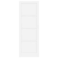 Produktbild för Inredningsdörr Vit 83 x 232 cm Plywood