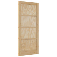 Produktbild för Inredningsdörr Naturlig 86 x 198,5 cm Plywood