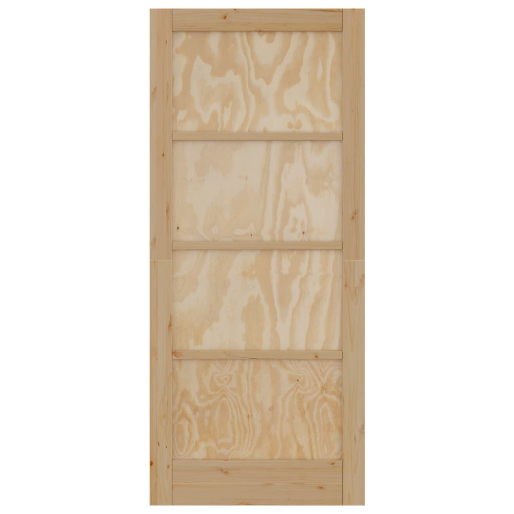 Produktbild för Inredningsdörr Naturlig 86 x 198,5 cm Plywood
